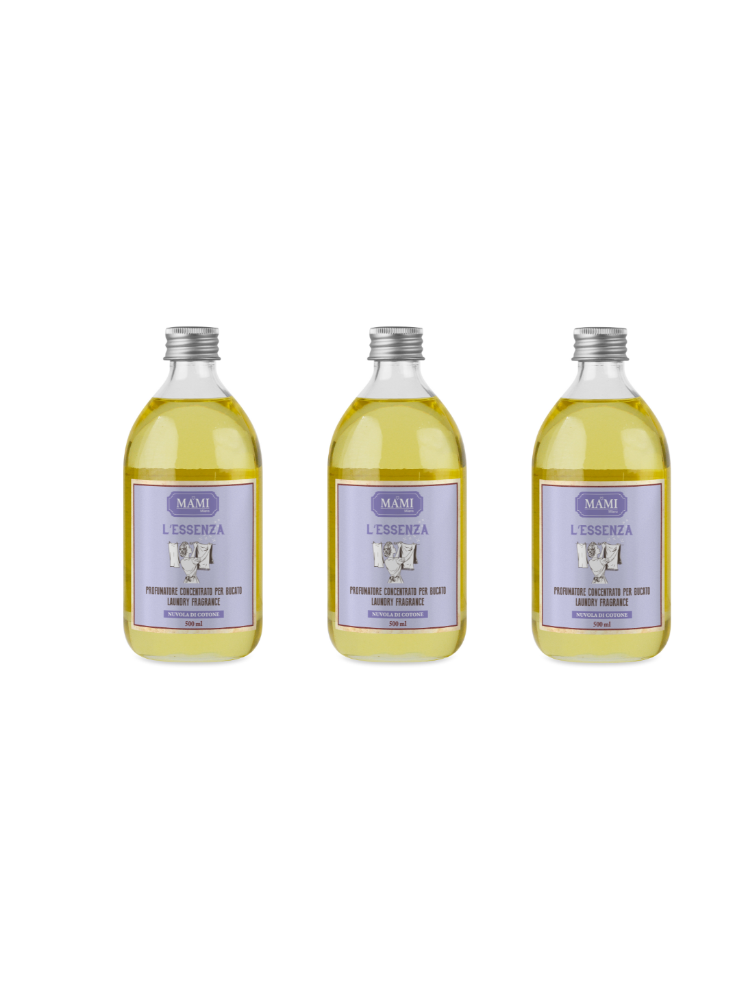 Set Profumo Bucato Mami Milano –  Profumatori Nuvola di Cotone 500 ml