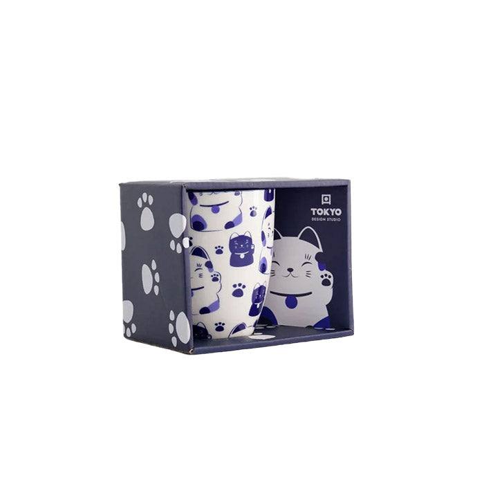 Kawaii Blue Maneko Mug