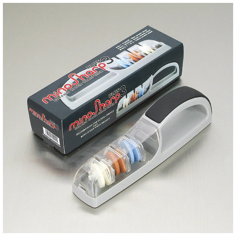 AFFILACOLTELLI MINOSHARP PLUS 3 GRIGIO/NERO CM23X5
