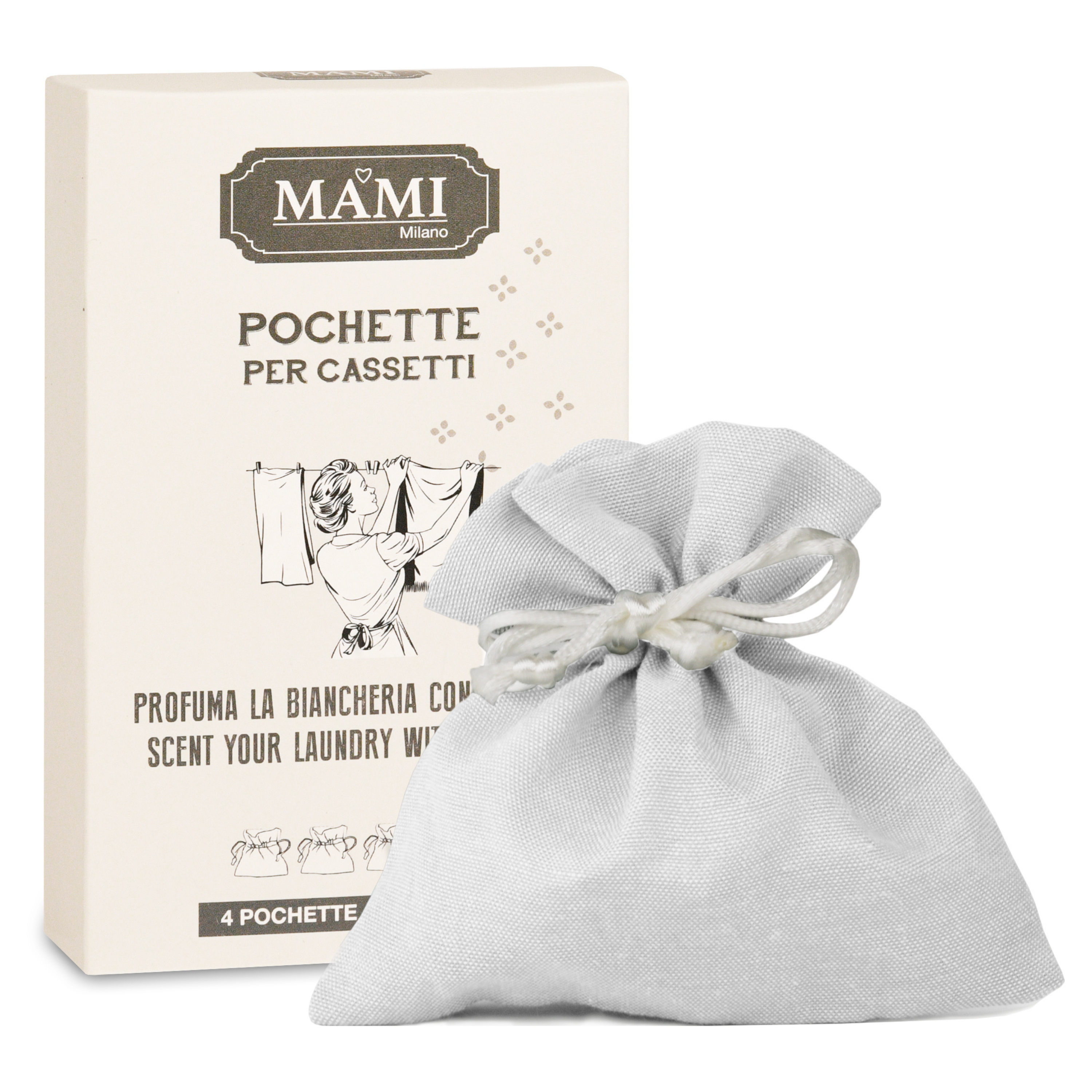 MAMI MILANO PERLE PROFUMATE CASSETTI FIORI BIANCHI 35gr MB-PER.11