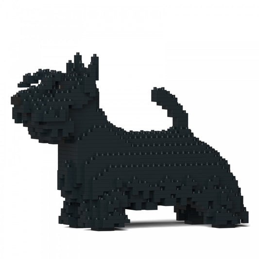 Jekca scultura in mattoncini Scottish Terrier 01S-M01 (Terrier scozzese)