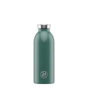 Borraccia Termica 24Bottles Clima Bottle Moss Green – Acciaio Inox, 24 Ore Freddo e 12 Ore Caldo, Design Verde Muschio