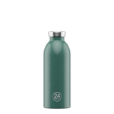 Borraccia Termica 24Bottles Clima Bottle Moss Green – Acciaio Inox, 24 Ore Freddo e 12 Ore Caldo, Design Verde Muschio