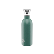 Borraccia Termica 24Bottles Clima Bottle Moss Green – Acciaio Inox, 24 Ore Freddo e 12 Ore Caldo, Design Verde Muschio