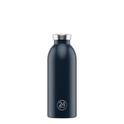 Borraccia Termica Clima Bottle Deep Blue 24Bottles – Acciaio Inox, 24h Freddo e 12h Caldo, Finitura Hammertone