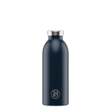 Borraccia Termica Clima Bottle Deep Blue 24Bottles – Acciaio Inox, 24h Freddo e 12h Caldo, Finitura Hammertone