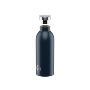 Borraccia Termica Clima Bottle Deep Blue 24Bottles – Acciaio Inox, 24h Freddo e 12h Caldo, Finitura Hammertone