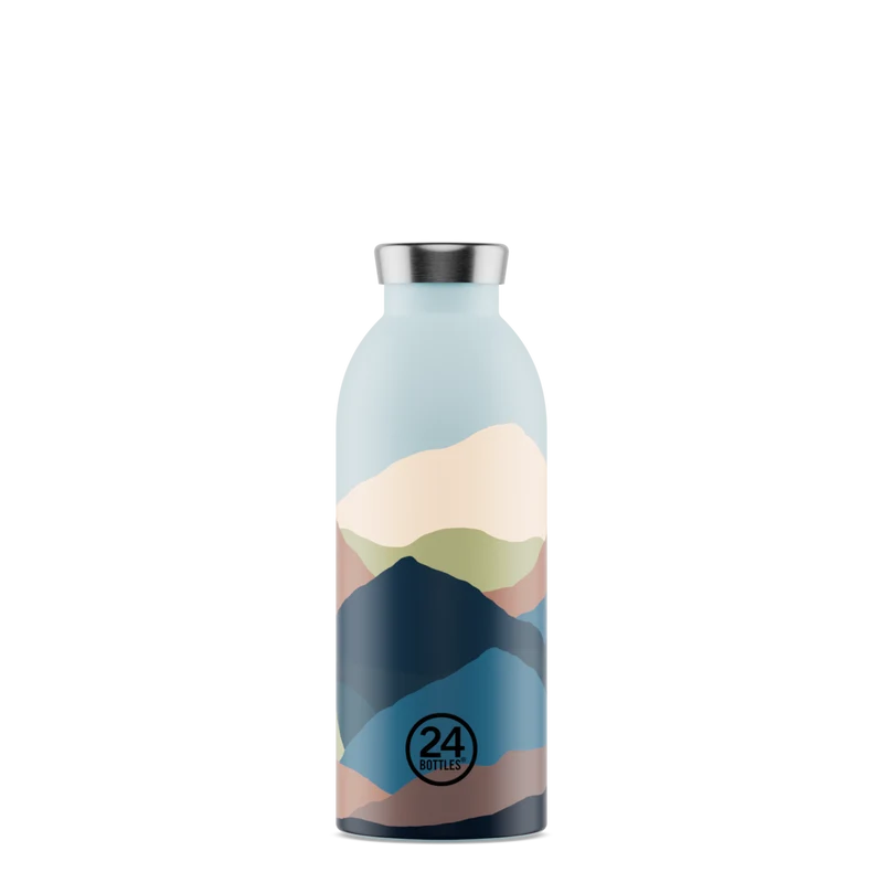 Borraccia Termica Clima Bottle Mountains – Design Montagna | 24Bottles