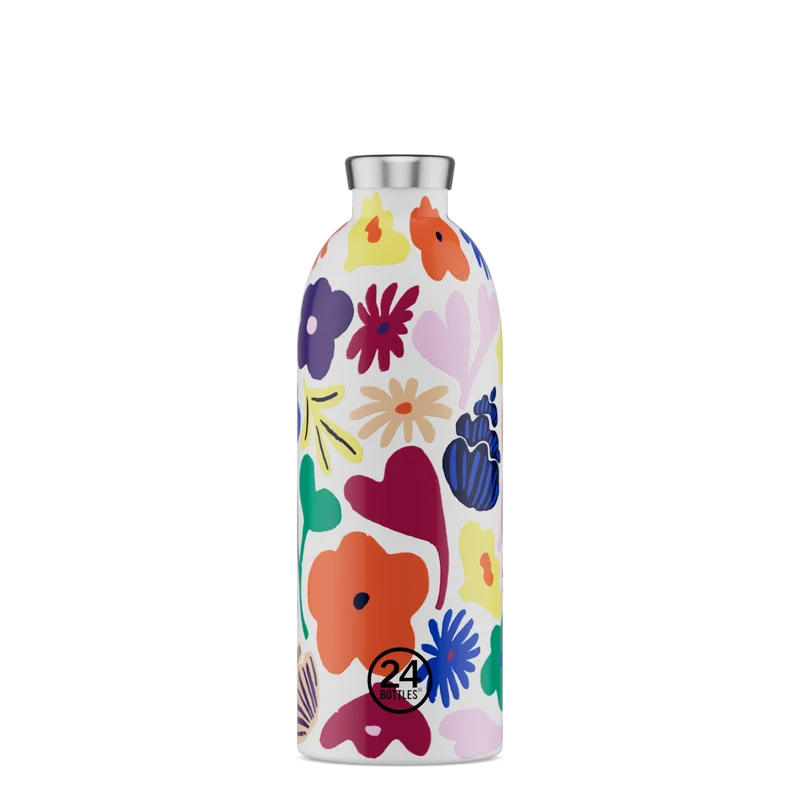 Borraccia Termica Clima Bottle Acqua Fiorita – Design Floreale | 24Bottles