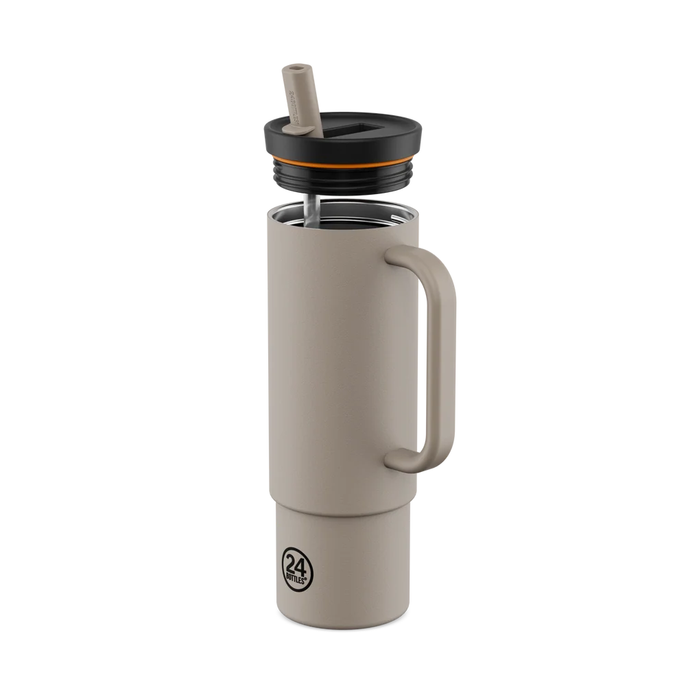 Straw Cup con Cannuccia 800ml – Bicchiere Termico da Viaggio | 24Bottles