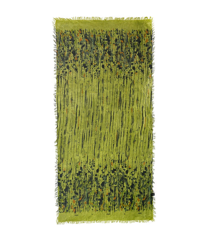 Foulard Bamboo “Pollock” – Arte contemporanea & fibra bambù | InnBamboo