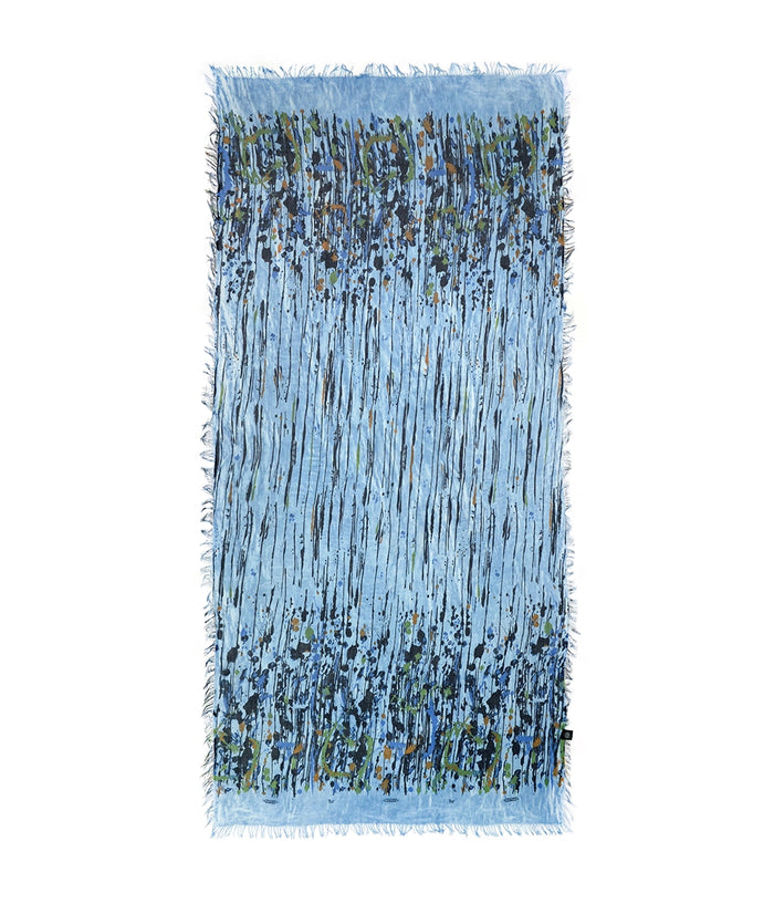 Foulard Bamboo “Pollock” – Arte contemporanea & fibra bambù | InnBamboo