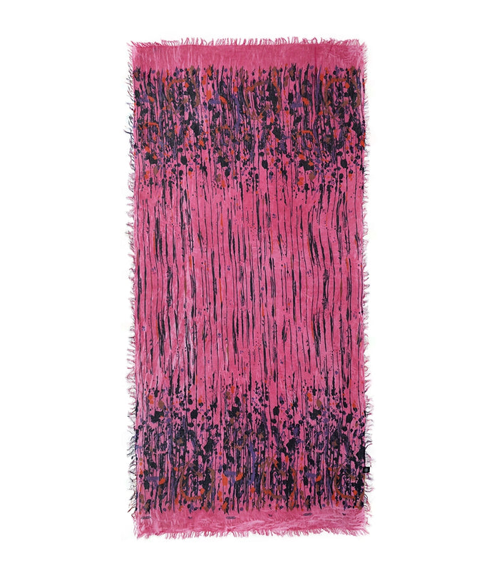 Foulard Bamboo “Pollock” – Arte contemporanea & fibra bambù | InnBamboo