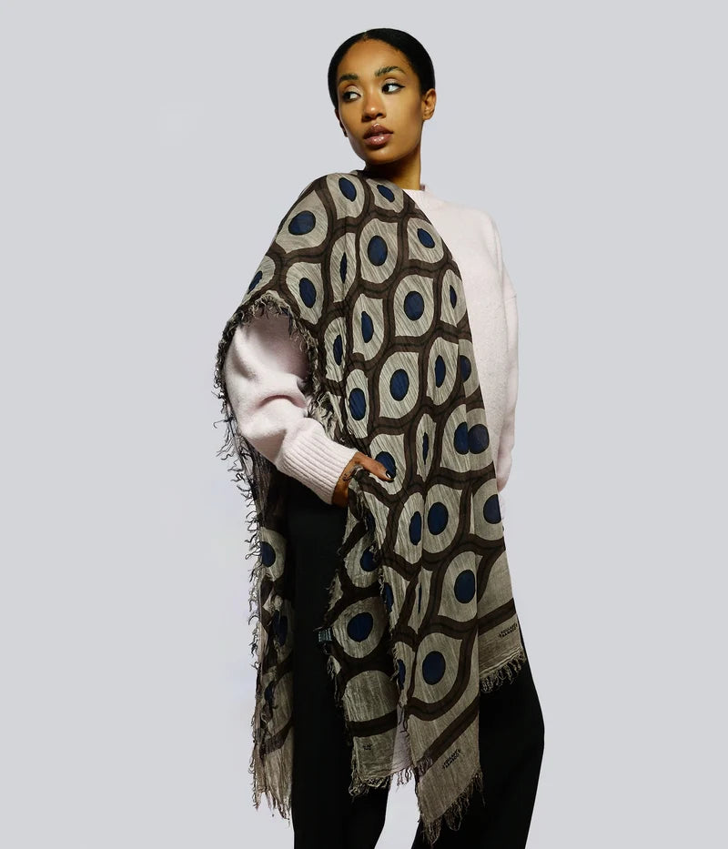 Foulard Bamboo ESCHER – Arte geometrica & fibra bambù | InnBamboo