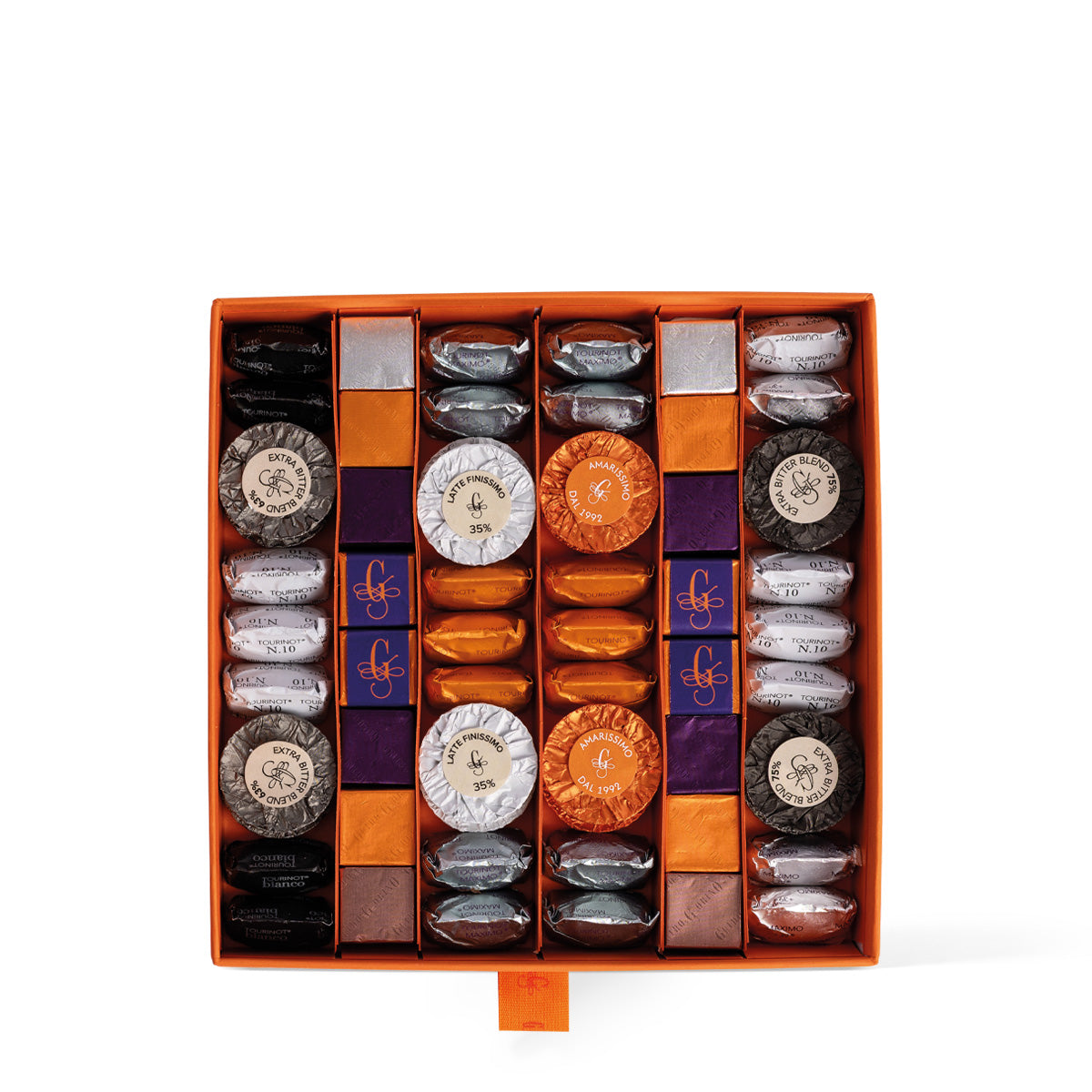 Selezione Assortita giandujotti Scatola Regalo 330 g – Confezione Elegante di Specialità al Cioccolato | Guido Gobino
