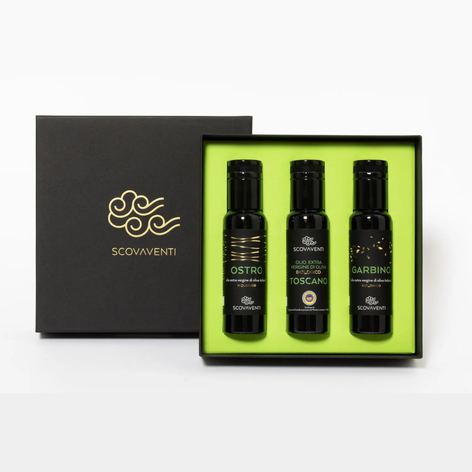 Confezione Degustazione Olio EVO Biologico 100ml – Idea Regalo | Scovaventi