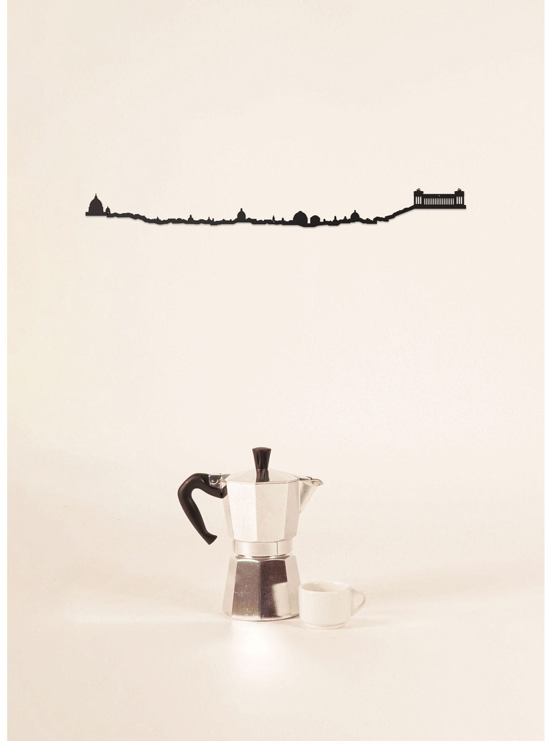 Decorazione Skyline Roma – Silhouette da Parete 50 cm | TheLine