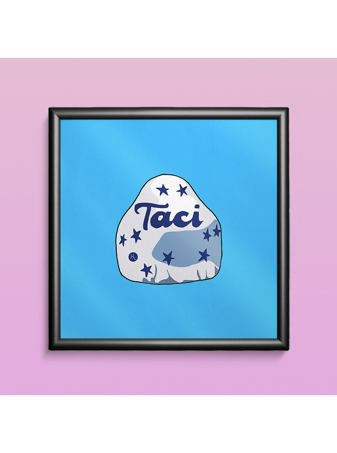 Quadro  “Taci” 20×20 cm – Stampa Premium, Grafica Timidessen