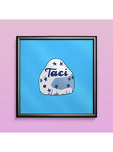 Quadro  “Taci” 20×20 cm – Stampa Premium, Grafica Timidessen