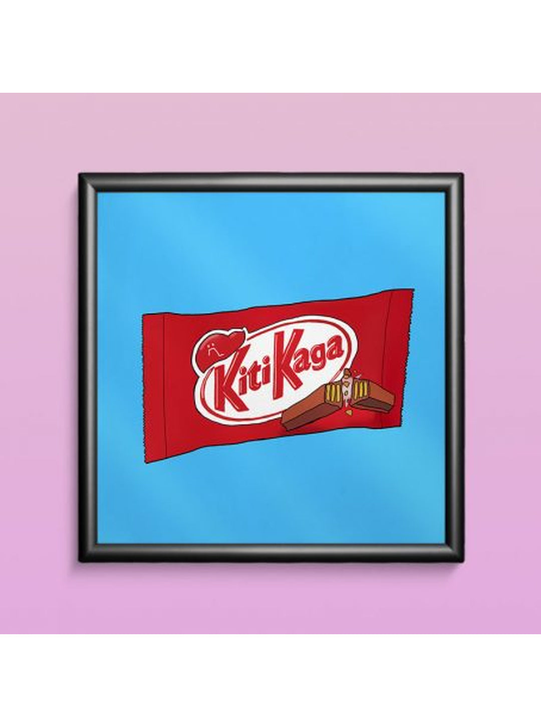 Quadro  “Kitikaga” 20×20 cm – Stampa Premium, Grafica Timidessen