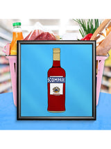 Quadro  “Scompari” 20×20 cm – Stampa Premium, Grafica Timidessen