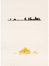 Decorazione Skyline Milano – Silhouette da Parete 50 cm | The Line