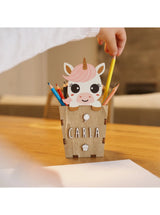 Portapenne Unicorno in Legno – Regalo Creativo e Decorativo Vintiun