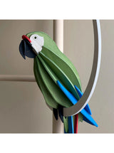 Pappagallo Great Green Macaw 34 cm – Decorazione Tropicale in Legno | Lovi
