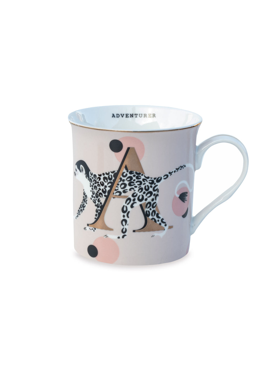 Tazza Lettera Personalizzabile – Design Gold Edition | Yvonne Ellen
