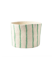 Flower Pot 25 XL Thin-Stripes – Vaso in lana impermeabile design | Aveva