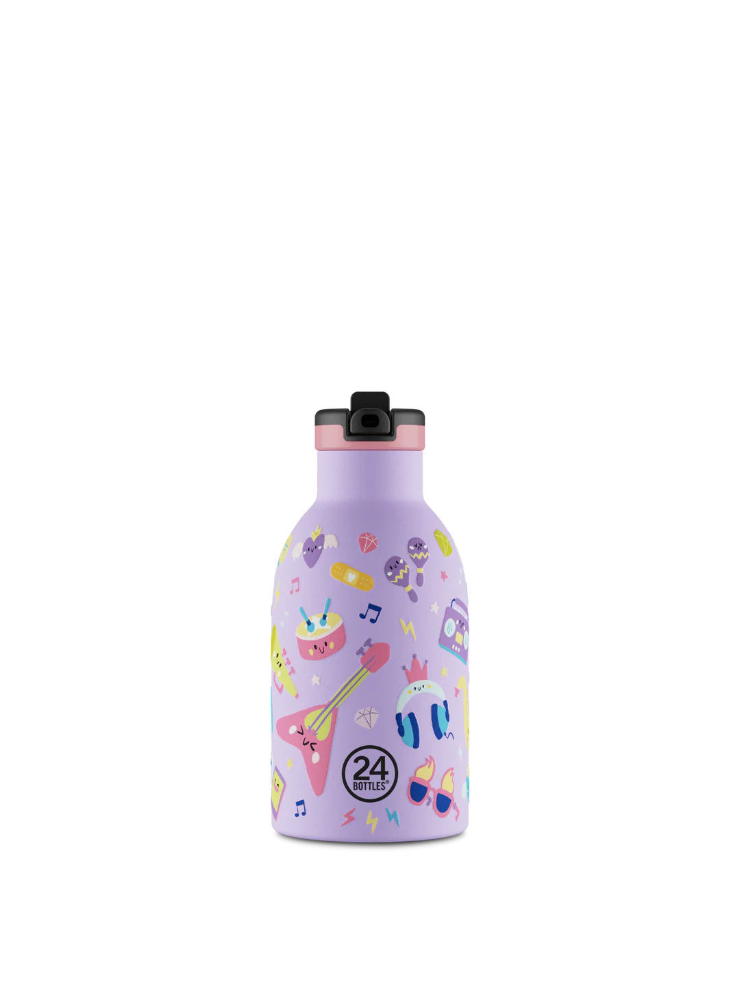 Borraccia Termica Bambini Music Friends 330 ml – Beccuccio, Antiscivolo – 24Bottles