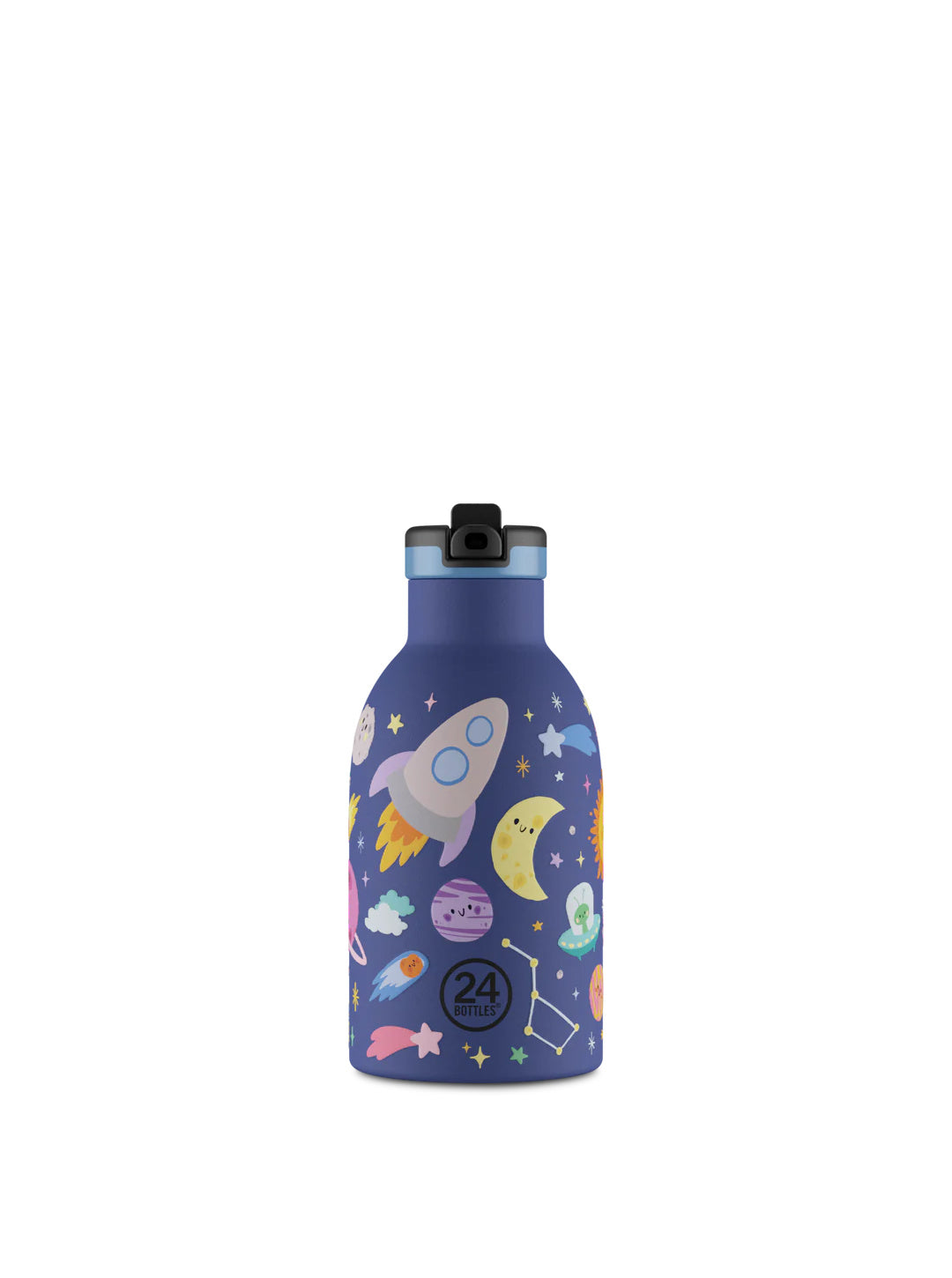 Borraccia Termica Bambini Space Friends 330 ml – Beccuccio, Antiscivolo – 24Bottles