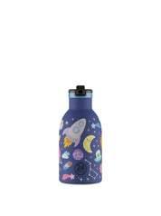 Borraccia Termica Bambini Space Friends 330 ml – Beccuccio, Antiscivolo – 24Bottles