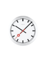 Station Stripe Ø19 cm – Orologio tavolo/parete silenzioso design iconico White | NeXtime
