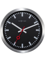 Station Stripe Ø35 cm – Orologio tavolo/parete silenzioso – Design iconico | NeXtime