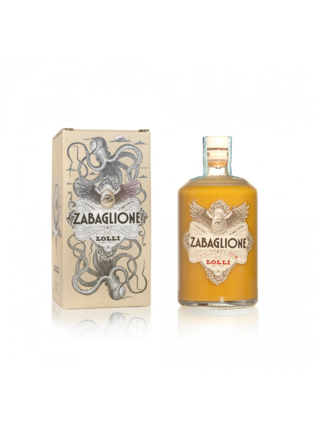 Liquore Zabaglione 500ml – Cremoso con Uova e Marsala | Lolli