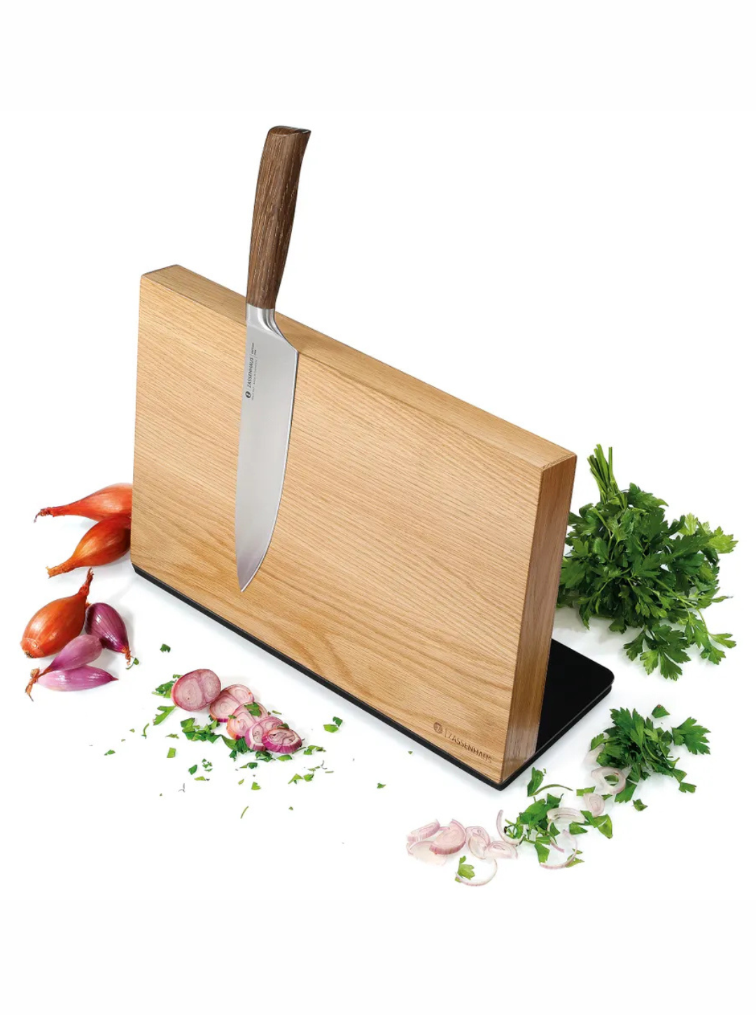 Ceppo Magnetico STUDIO in Rovere e Acciaio Nero | Zassenhaus