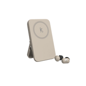 toCHARGE GO – Power bank con auricolari e ricarica wireless | Kreafunk