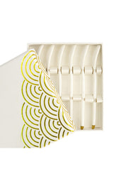 Set 6 Cucchiaini Nippon White in Porcellana | Tokyo Design Studio