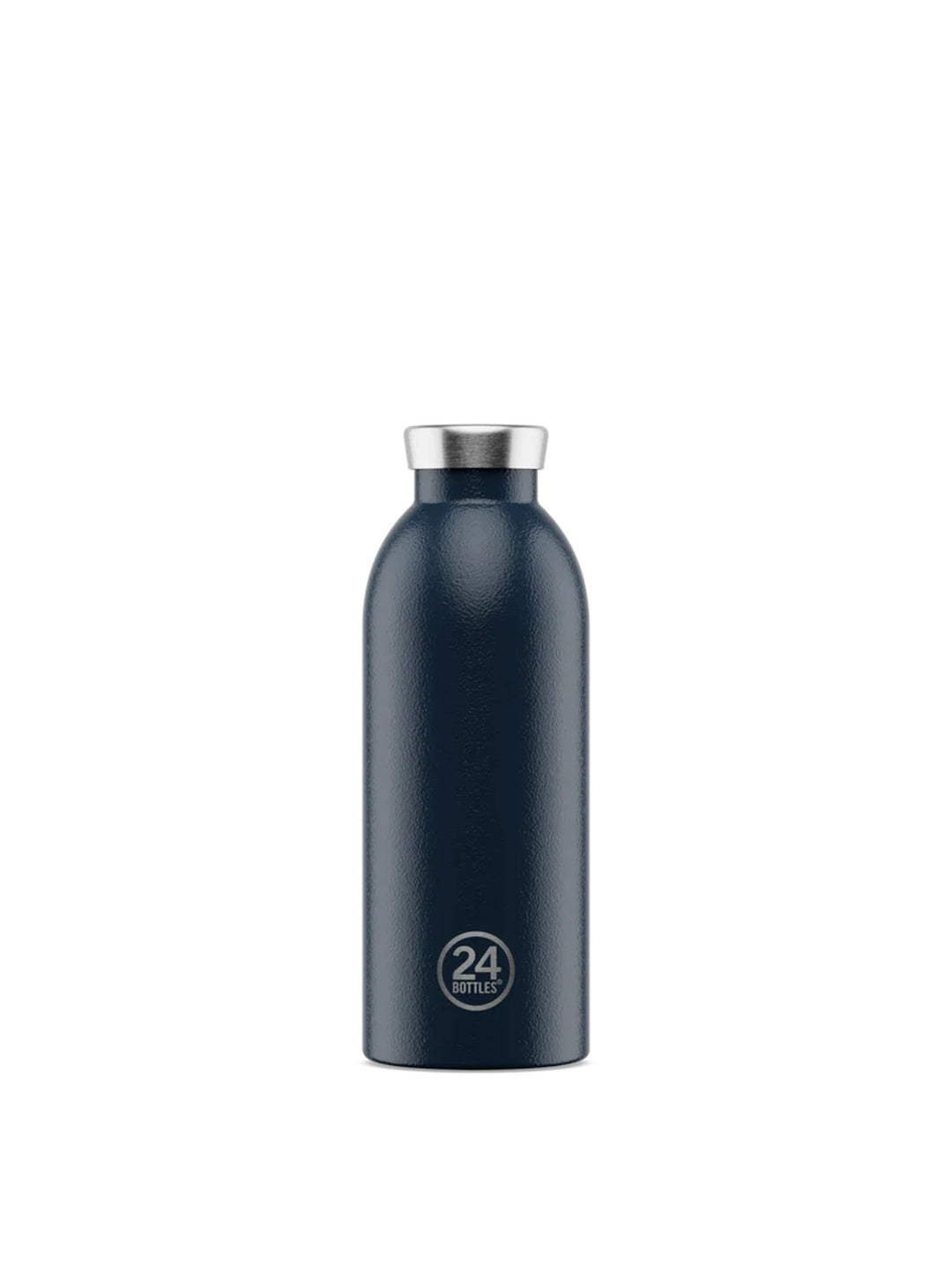 Borraccia Termica Clima Bottle Deep Blue 24Bottles – Acciaio Inox, 24h Freddo e 12h Caldo, Finitura Hammertone