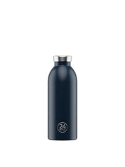 Borraccia Termica Clima Bottle Deep Blue 24Bottles – Acciaio Inox, 24h Freddo e 12h Caldo, Finitura Hammertone