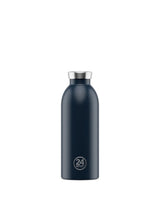 Borraccia Termica Clima Bottle Deep Blue 24Bottles – Acciaio Inox, 24h Freddo e 12h Caldo, Finitura Hammertone