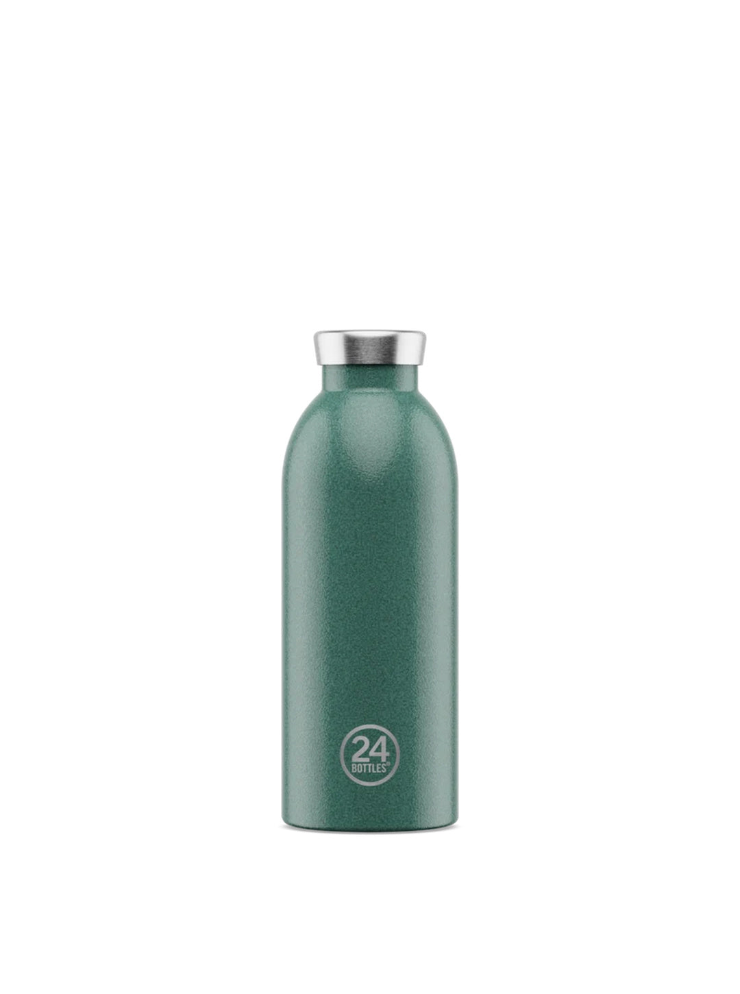 Borraccia Termica 24Bottles Clima Bottle Moss Green – Acciaio Inox, 24 Ore Freddo e 12 Ore Caldo, Design Verde Muschio