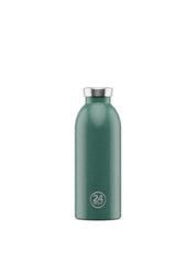 Borraccia Termica 24Bottles Clima Bottle Moss Green – Acciaio Inox, 24 Ore Freddo e 12 Ore Caldo, Design Verde Muschio
