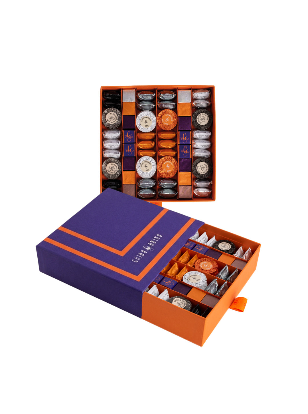 Selezione Assortita giandujotti Scatola Regalo 330 g – Confezione Elegante di Specialità al Cioccolato | Guido Gobino