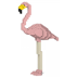 Scultura di Mattoncini - Flamingo 01C-M02