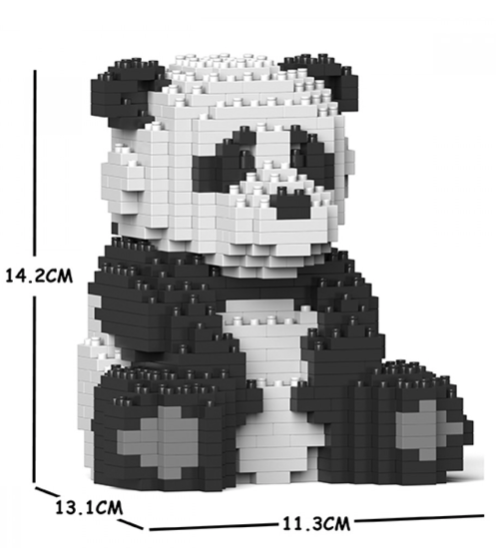 Scultura di Mattoncini - Panda 01S
