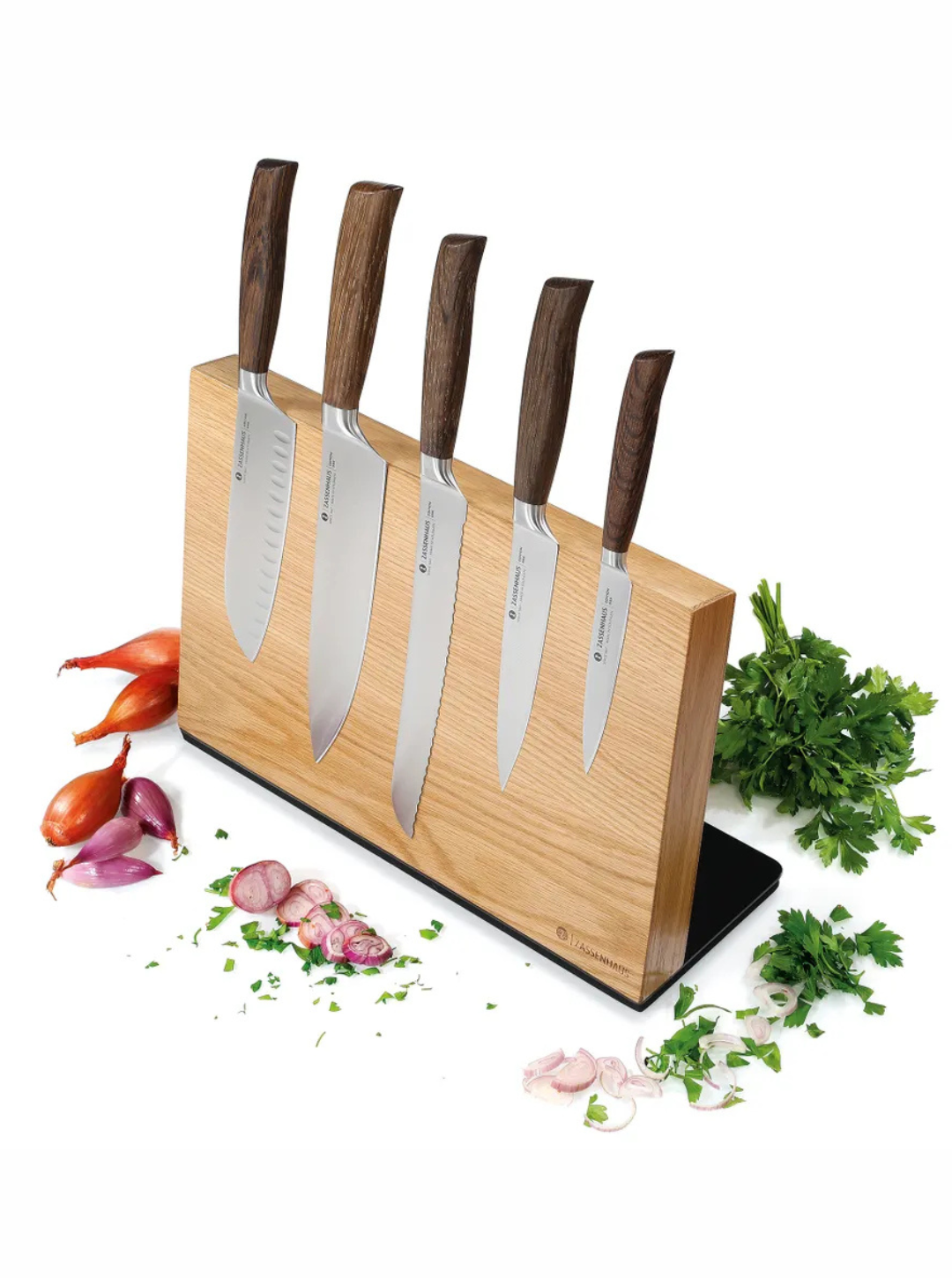 Ceppo Magnetico STUDIO in Rovere e Acciaio Nero | Zassenhaus