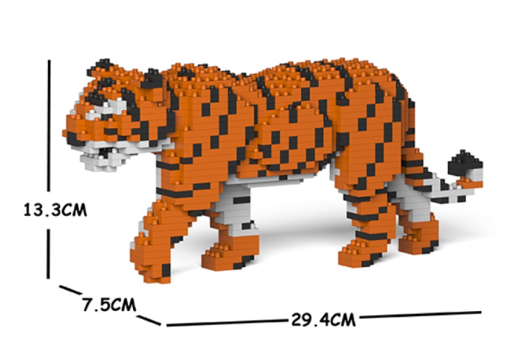 Scultura di Mattoncini - Tiger 01S