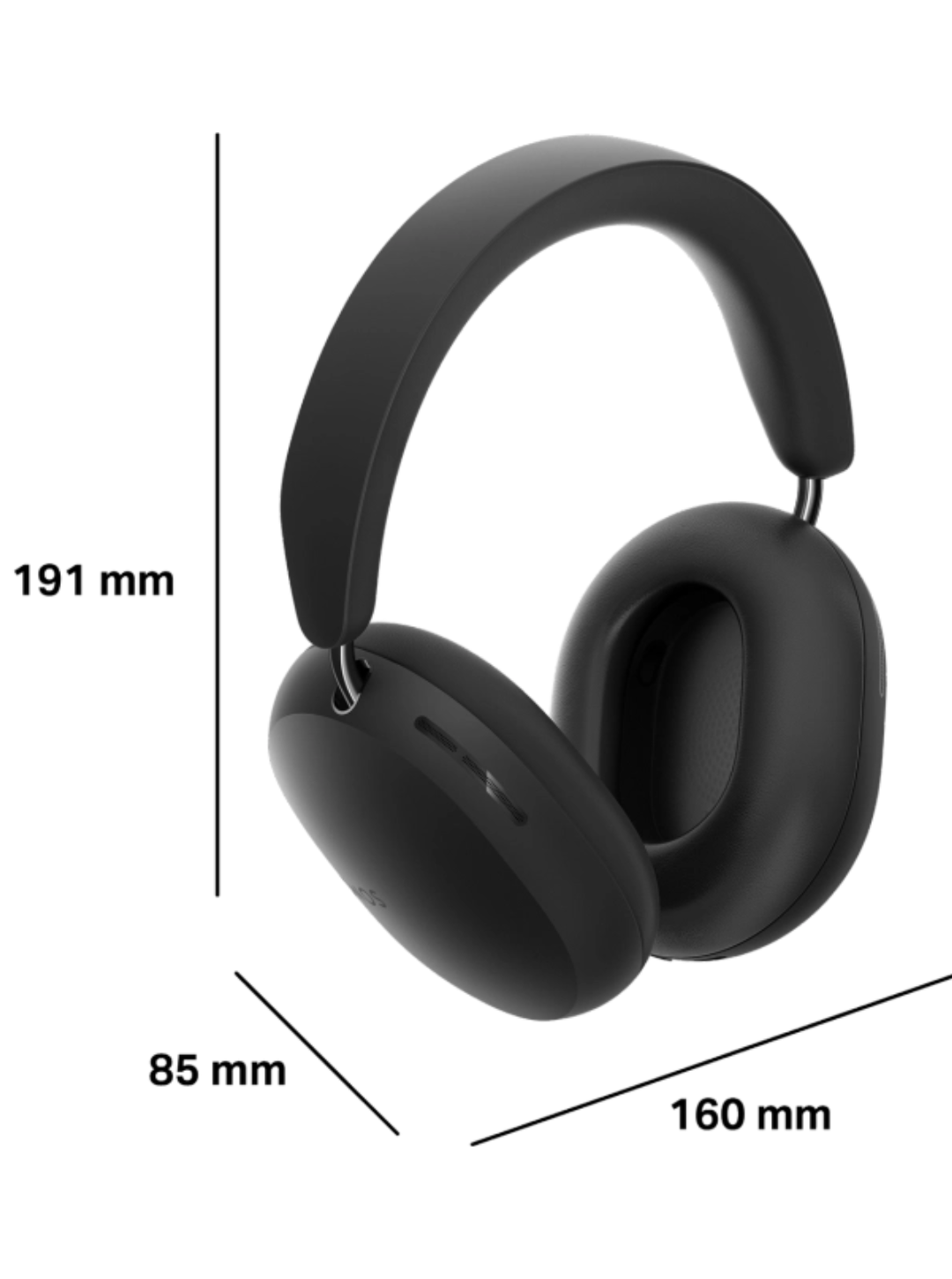 Sonos Ace Black – Cuffie Wireless Over‑Ear con ANC & Audio Lossless | Sonos